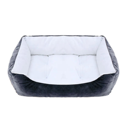 Bed for Dog Cat Pet Square Plush Kennel Medium Small Dog Sofa Bed Cushion Pet Calming Dog Bed House Pet Supplies Accessories