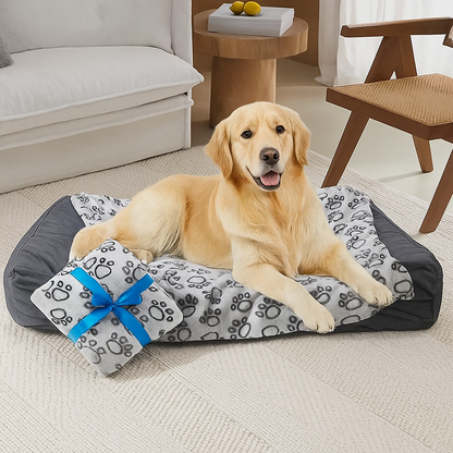 Manta Suave para Mascotas -CozyFluff - Lavable, Ultra Confortable y Estilo para tu Mejor Amigo