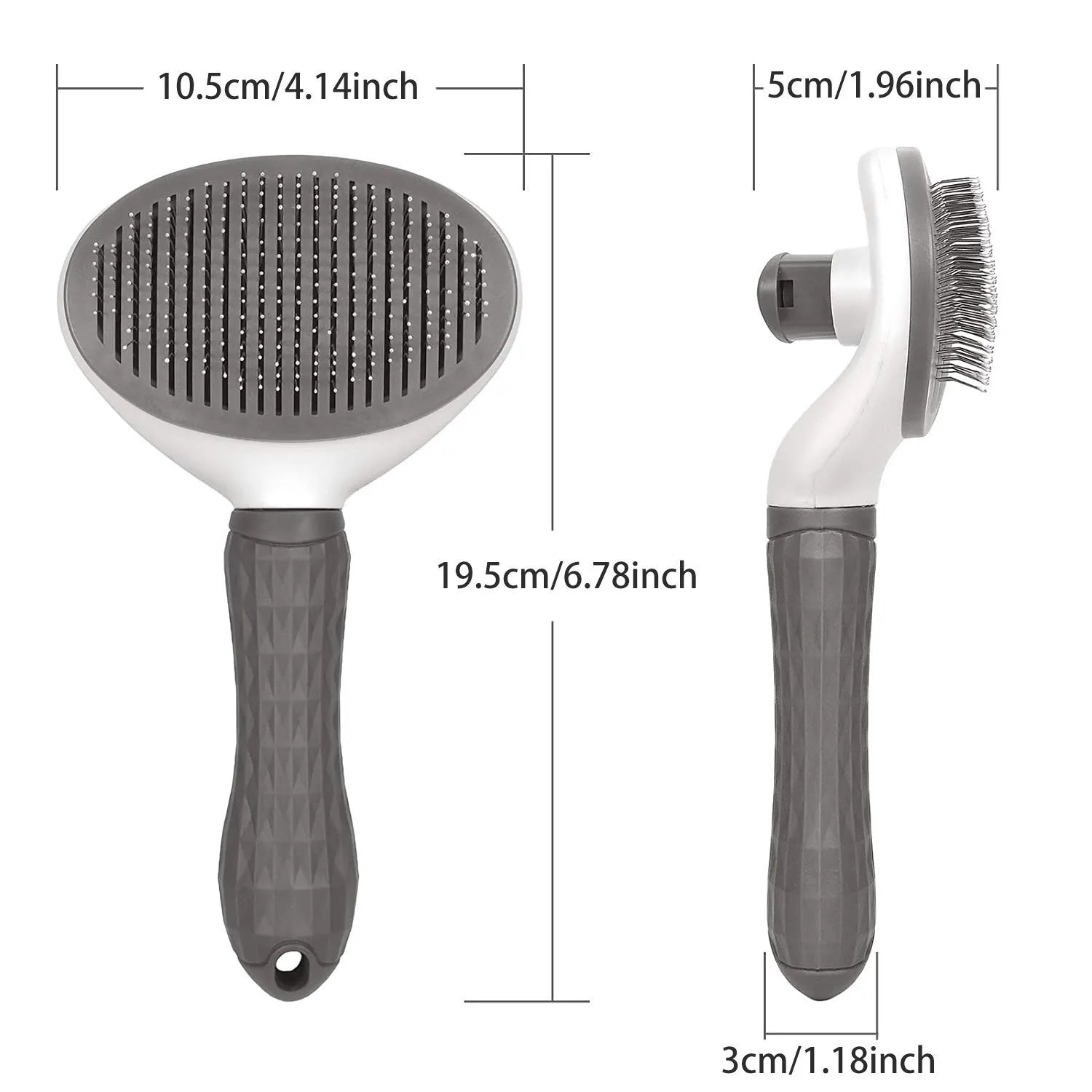 Self-Cleaning Pet Grooming Brush and Comb for Dogs and Cats - Dematting Tool and Hair Remover