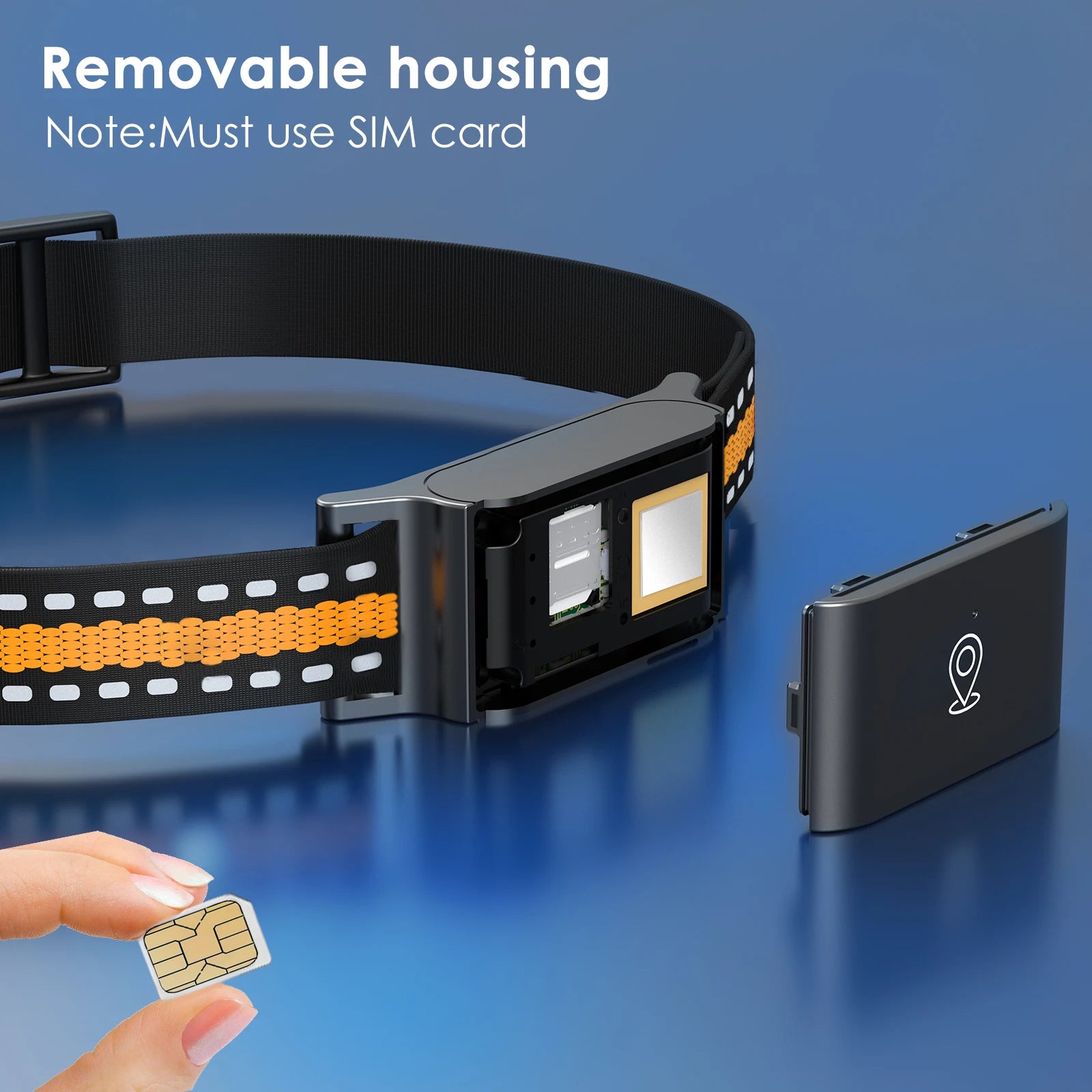 IP67 Waterproof Mini 4G GPS Animal Tracker Collar Anti-Lost Real Time Tracking Dog Cat Locator Pet Dog Cat Fashion Neck Collar