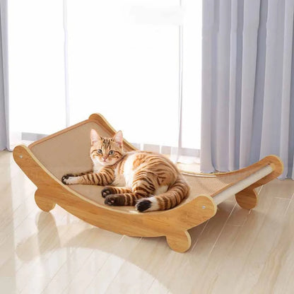 Detachable Wear-Resistant Cat Scratching Pads and Multifunctional Sleeping Bed for Kittens