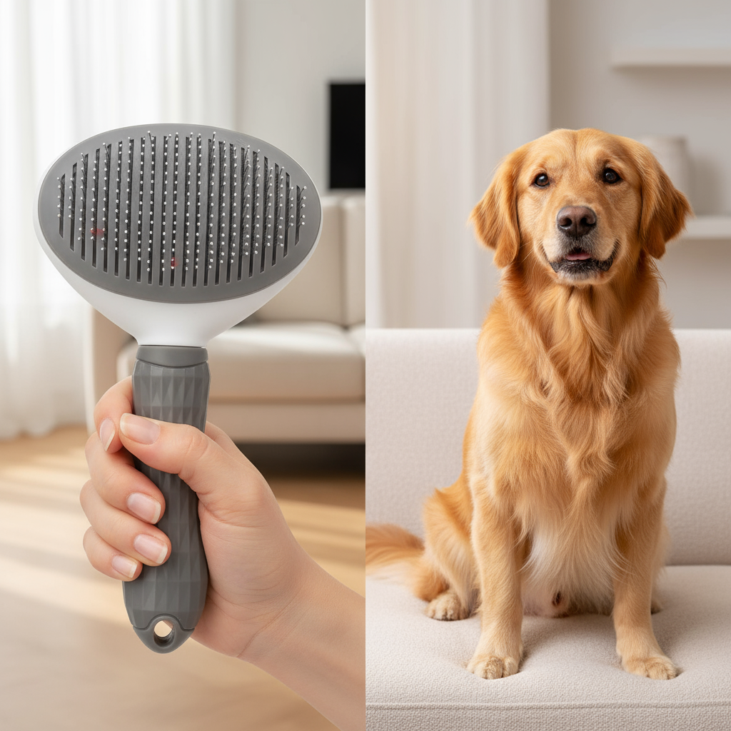 Cepillo removedor de Pelo para Perros y Gatos-Paw Brush